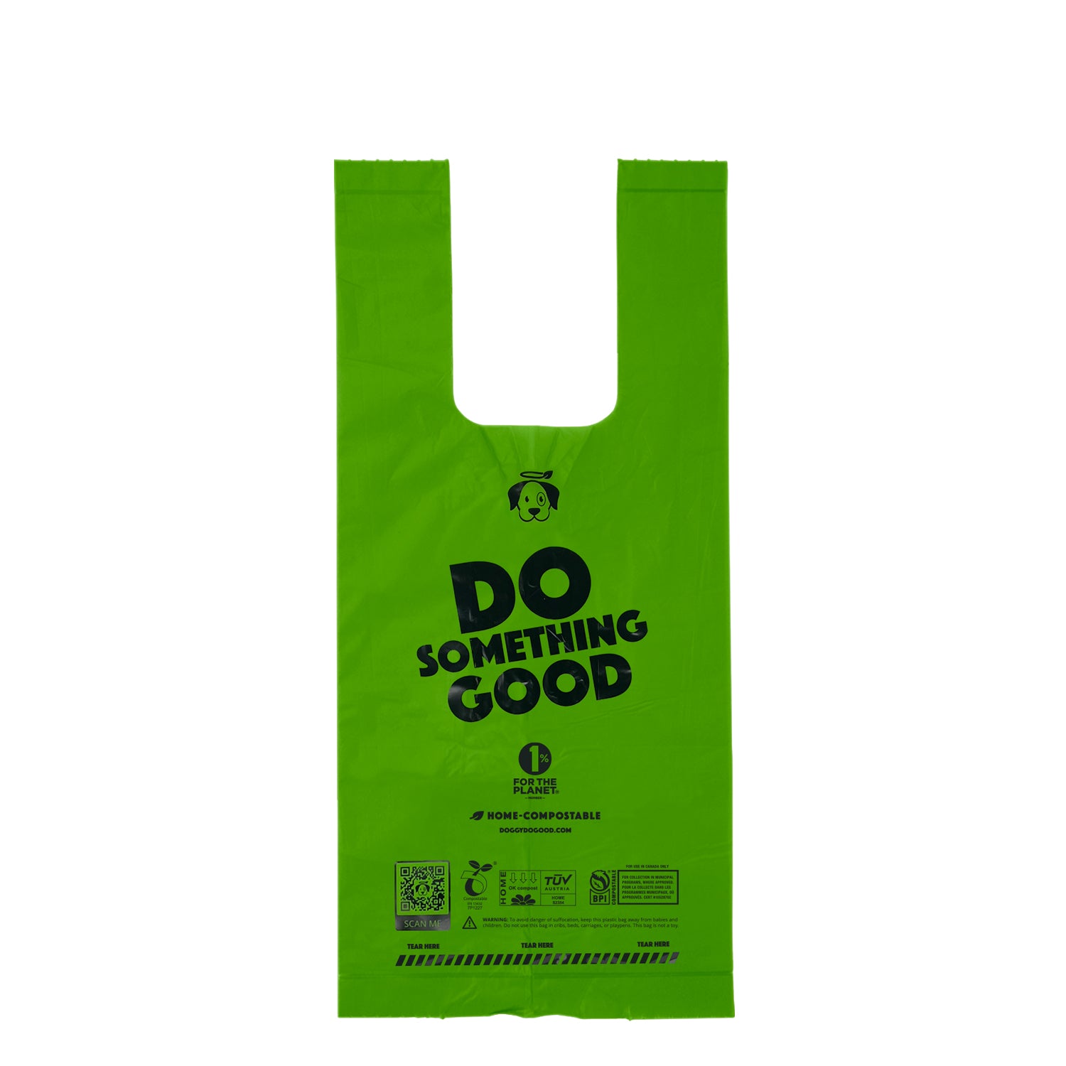 Home Compostable Small Rolled Handle Bags (180 Bags)