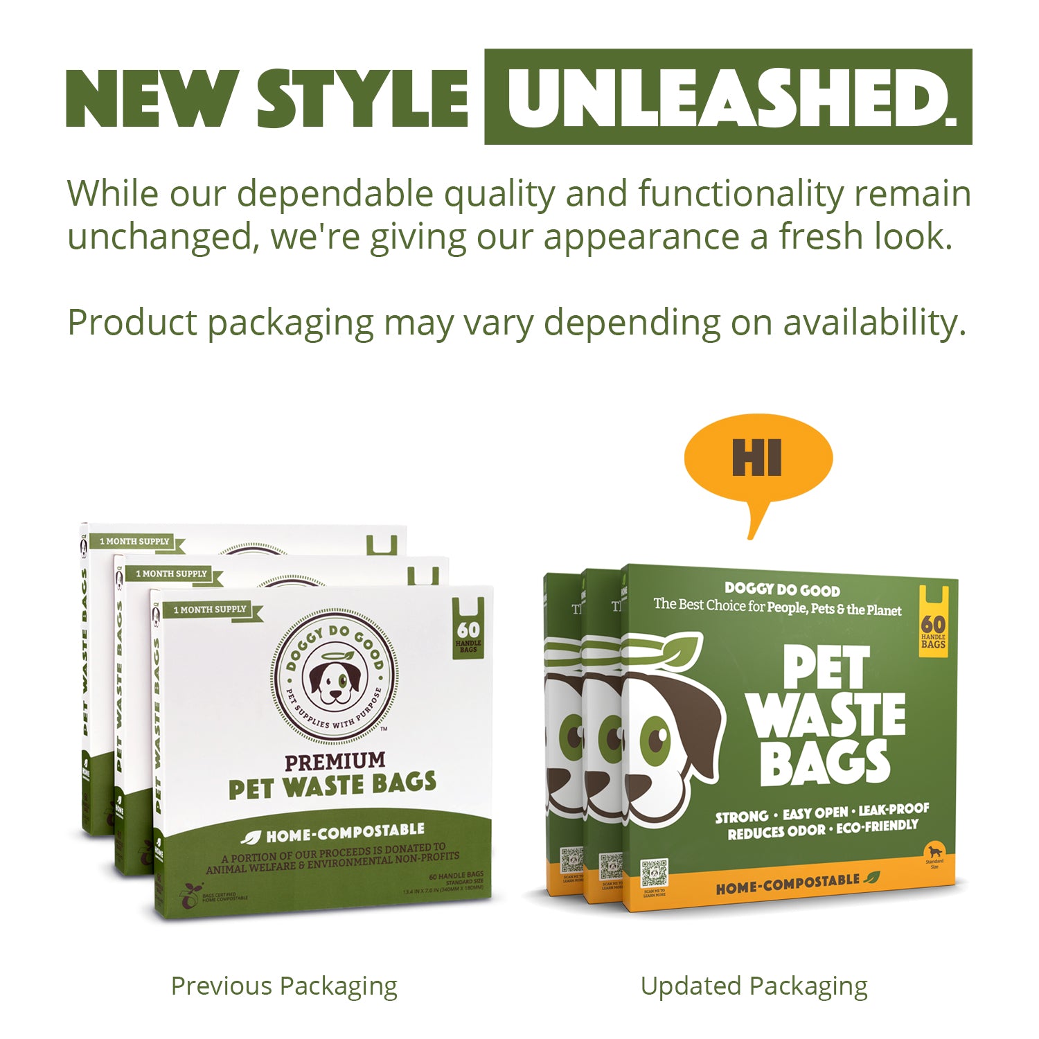Grab & Go - 180 Standard Bags w/ Handles
