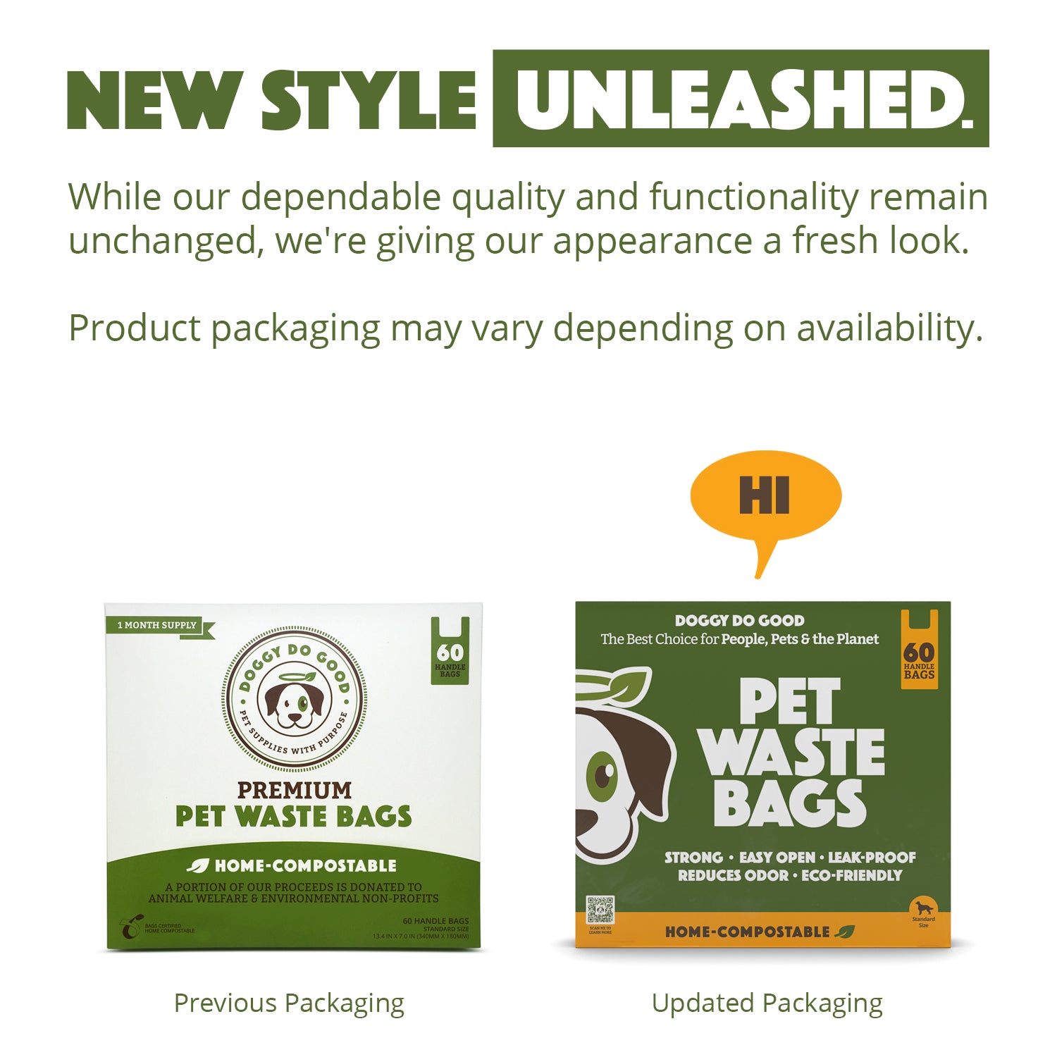 Rolled Bags - 60 Standard Bags