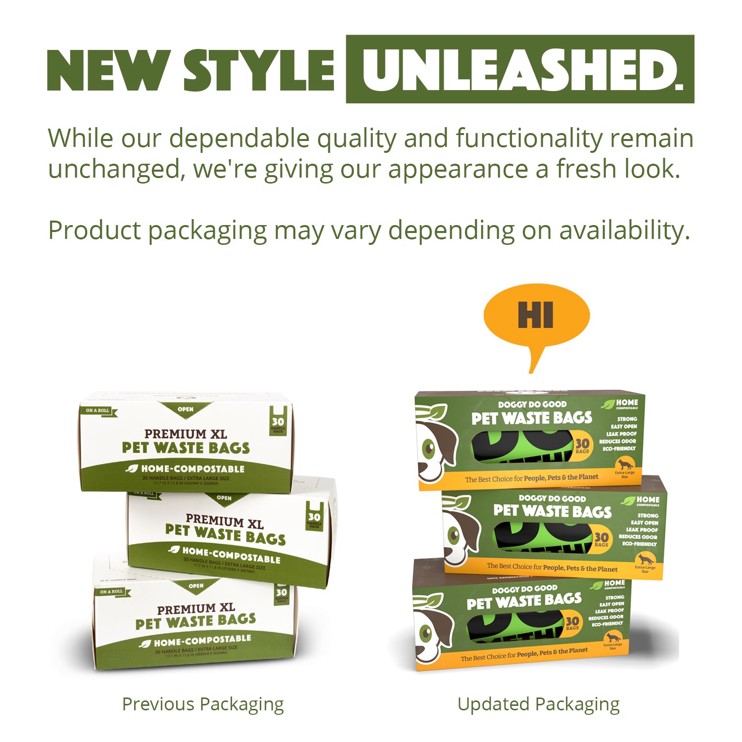 Single Roll - 90 XL Bags w/ Handles