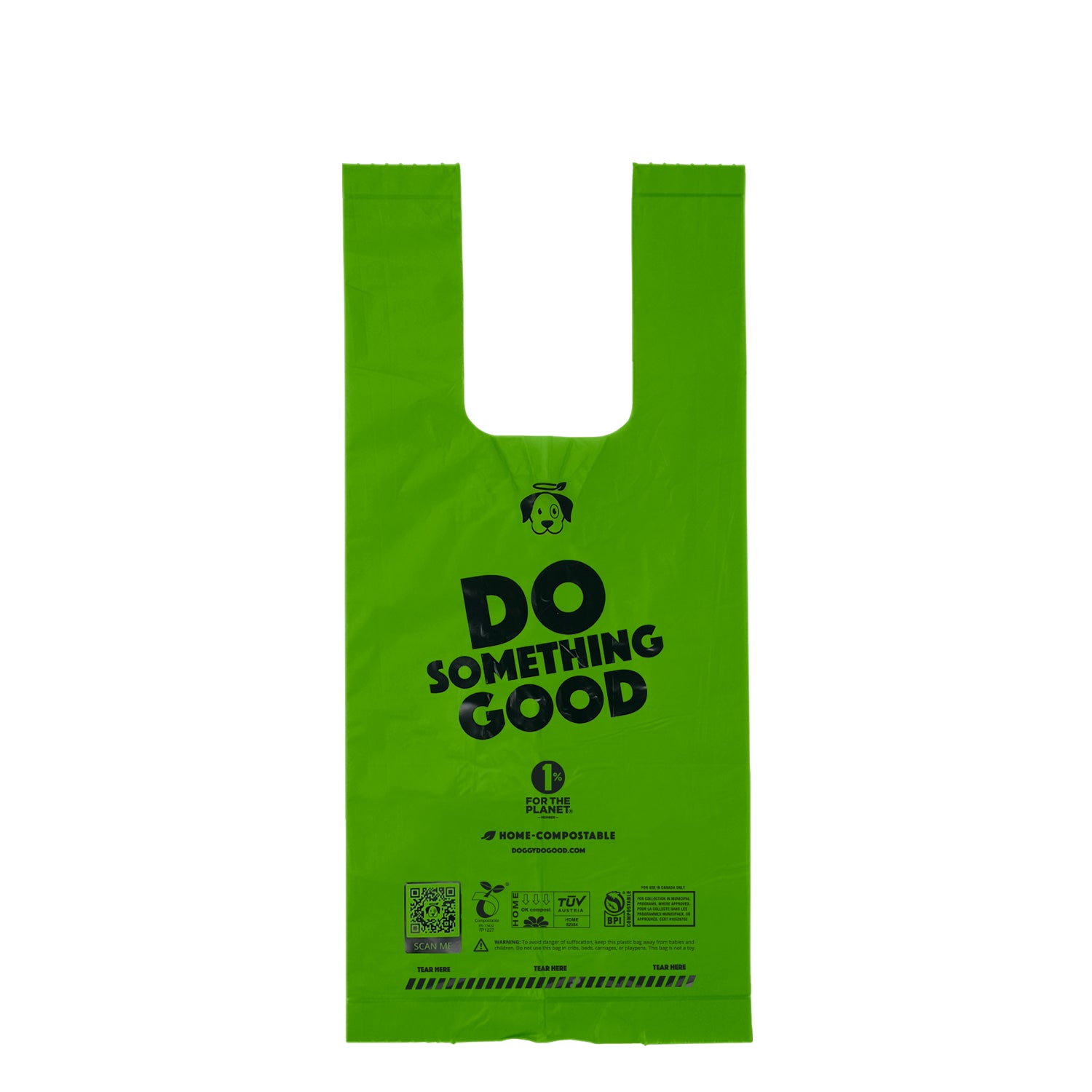 Home Compostable Small Rolled Handle Bags (180 Bags)