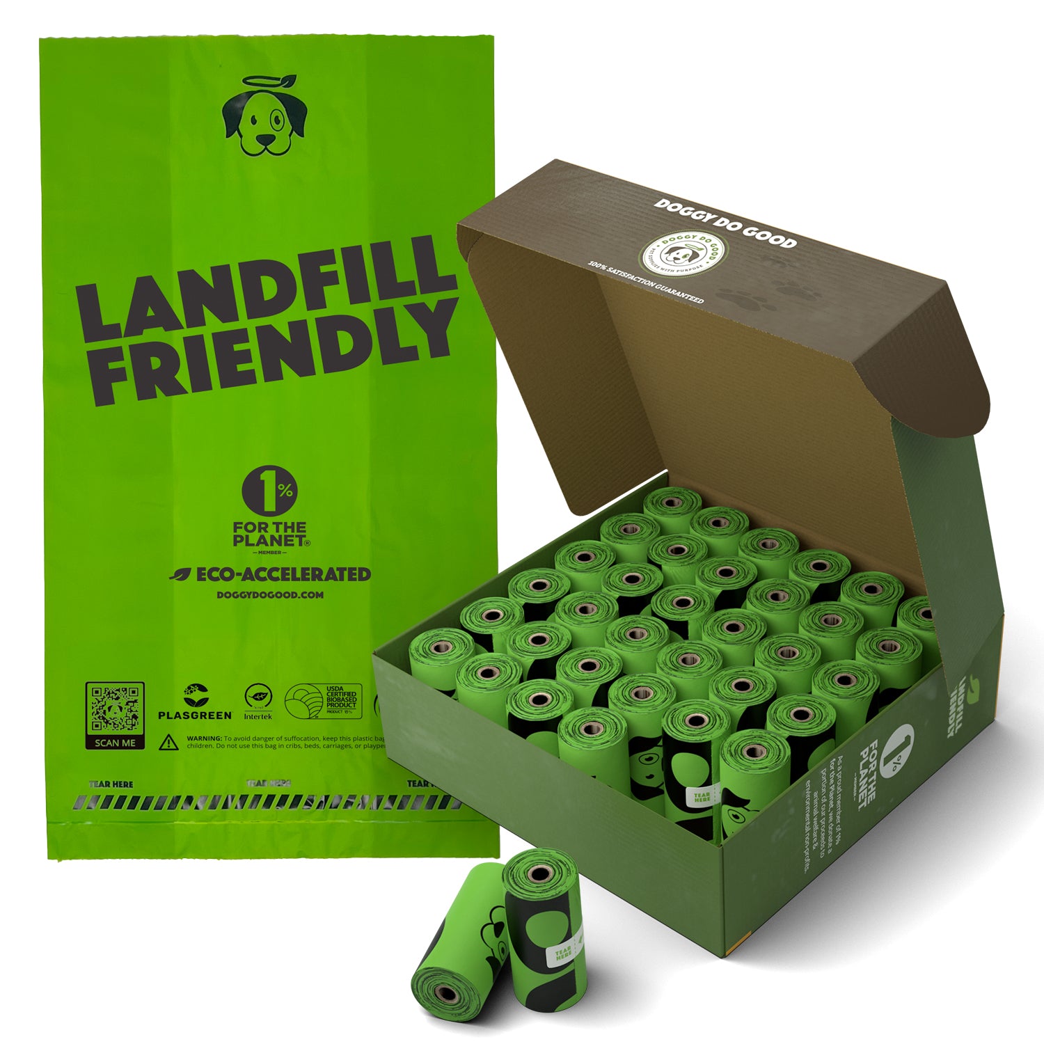 Landfill-Friendly Pet Waste Bags - 360 Bags