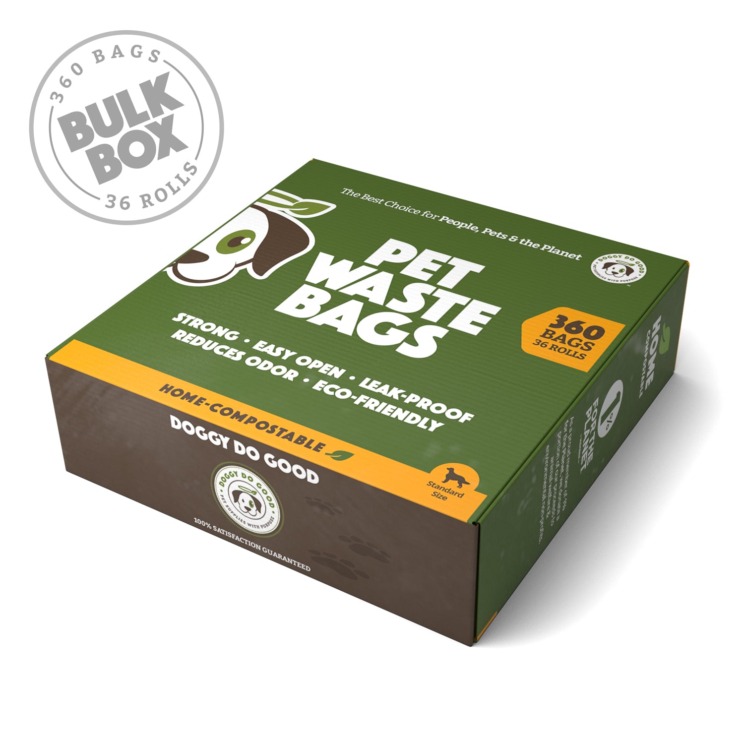 Refill Pack Bulk Box - Home Compostable Standard Rolled Bags (360 Bags)