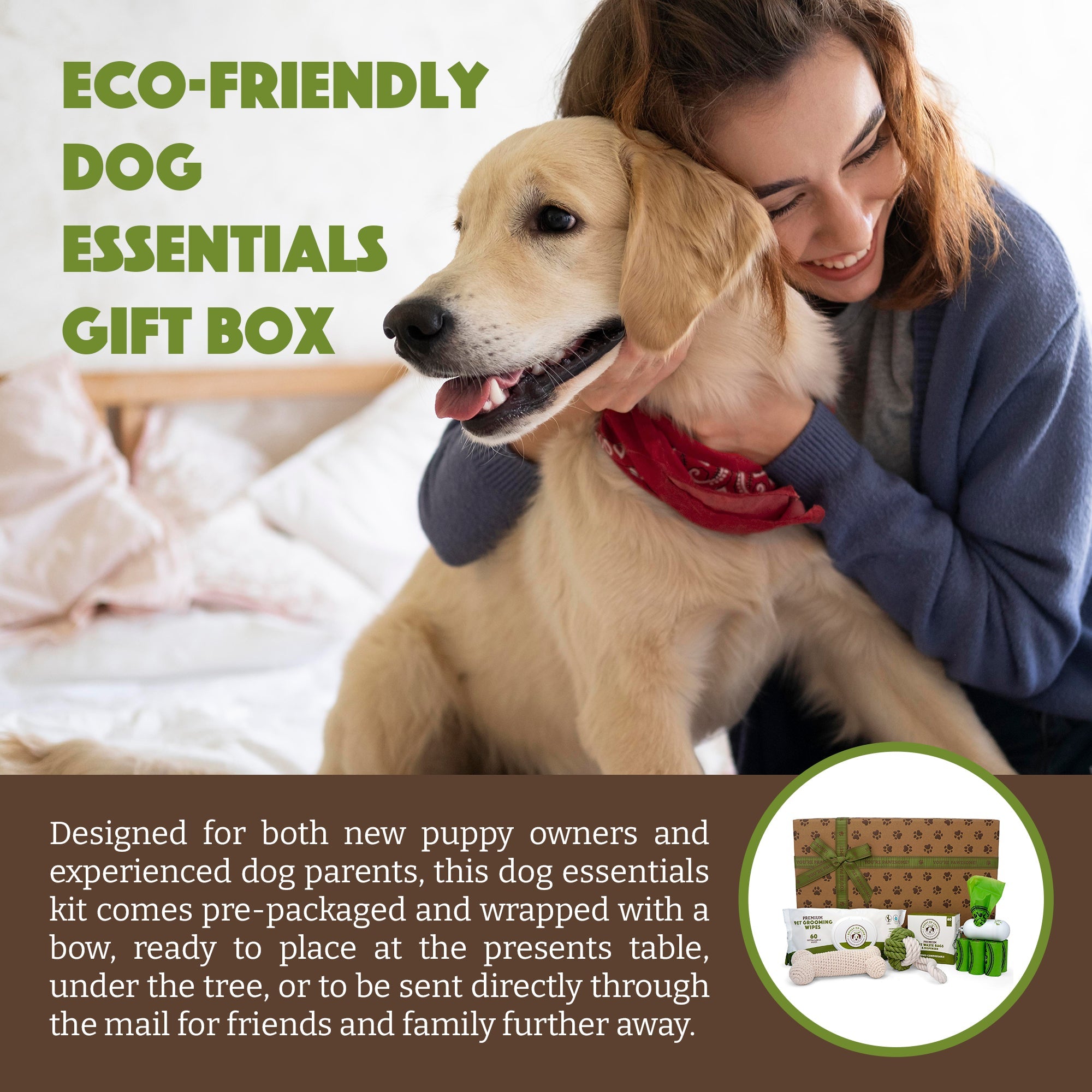 Doggy Do Good Eco Friendly Dog Essentials Gift Box